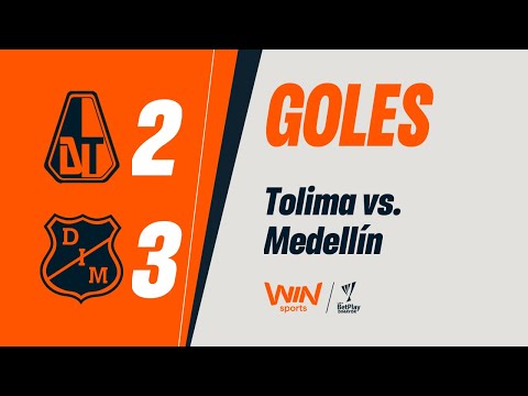 Tolima vs. Medellín (goals) | Liga BetPlay Dimayor 2025-2 | Matchday 13
