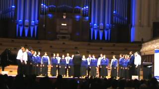 Otahuhu College - Magnique at the Big Sing 2012
