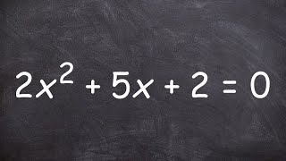 Quadratic Equations | Solve by factoring | Free Math Videos