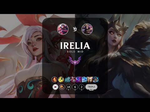 Irelia Mid vs LeBlanc - KR Master Patch 13.6