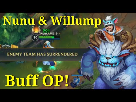 Nunu & Willump Buff Is Over Power ! Tier S Patch 4.1A Gameplay - League of Legends: Wild Rift Indo