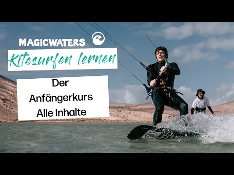 Learn to kitesurf in a beginner's course / introductory course