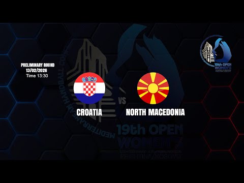 CROATIA vs NORTH MACEDONIA - MHC WOMEN’S CHAMPIONSHIP 'PRELIMINARY ROUND'