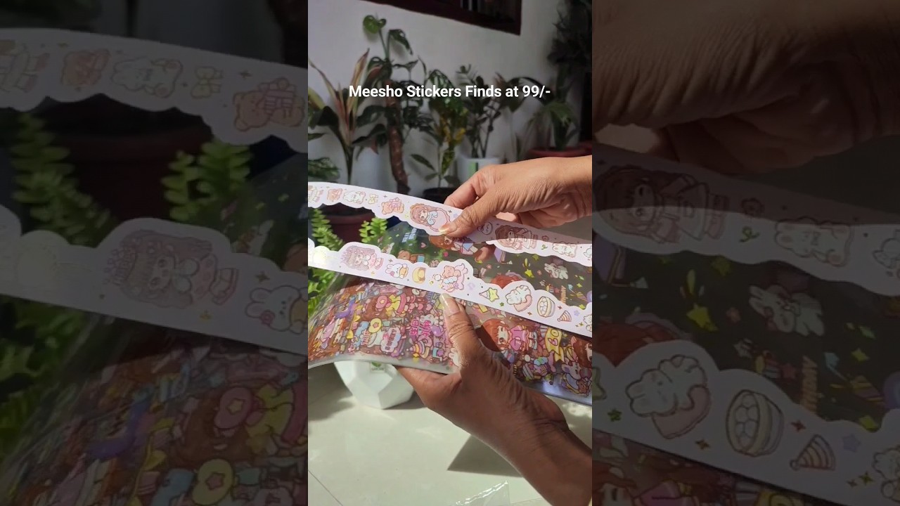 Meesho Amazing Stickers Haul | Stationary | Stickers #anime #stickers #k_anshaz #meesho #meeshohaul