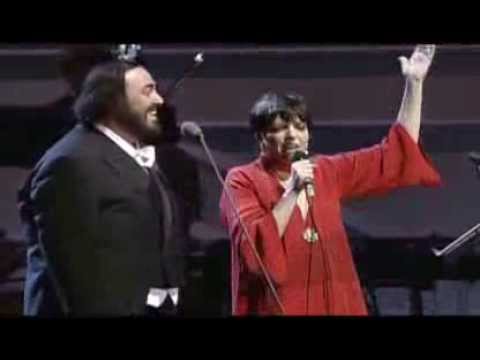Pavarotti & Liza Minnelli - New York, New York (widescreen)