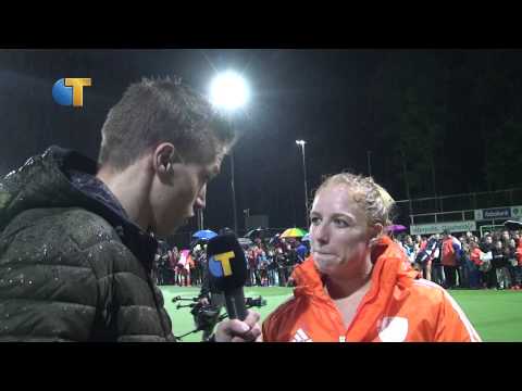 Hockeywedstrijd Nederland - België Dames bij HC Tilburg