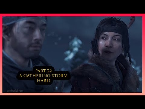 Ghost of Tsushima Part 22 Hard Difficulty PS4 Pro No Commentary - A Gathering Storm