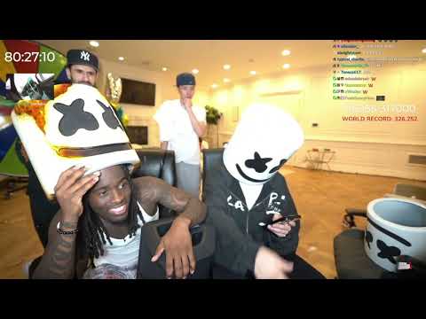 Marshmello plays 2 unreleased Juice WRLD songs on kai cenats stream (Soda Pop) (We Dont Get Along)