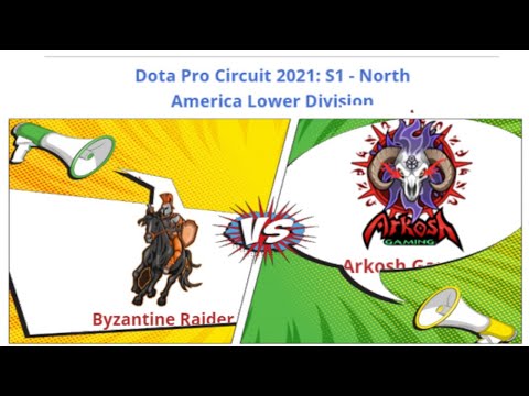 🔴 [Dota 2 Live English] Byzantine Raiders VS Arkosh Gaming | DPC 202-Nort America Lower Div | NoName