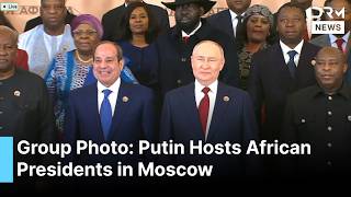 Download lagu Putin Poses With African Leaders at Russia-Africa Summit in Moscow as Talks Continue | AC1G mp3