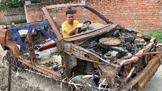 Restoration BMW convertible car | Restoring Old car up BMW Roadster #BMWVR 3