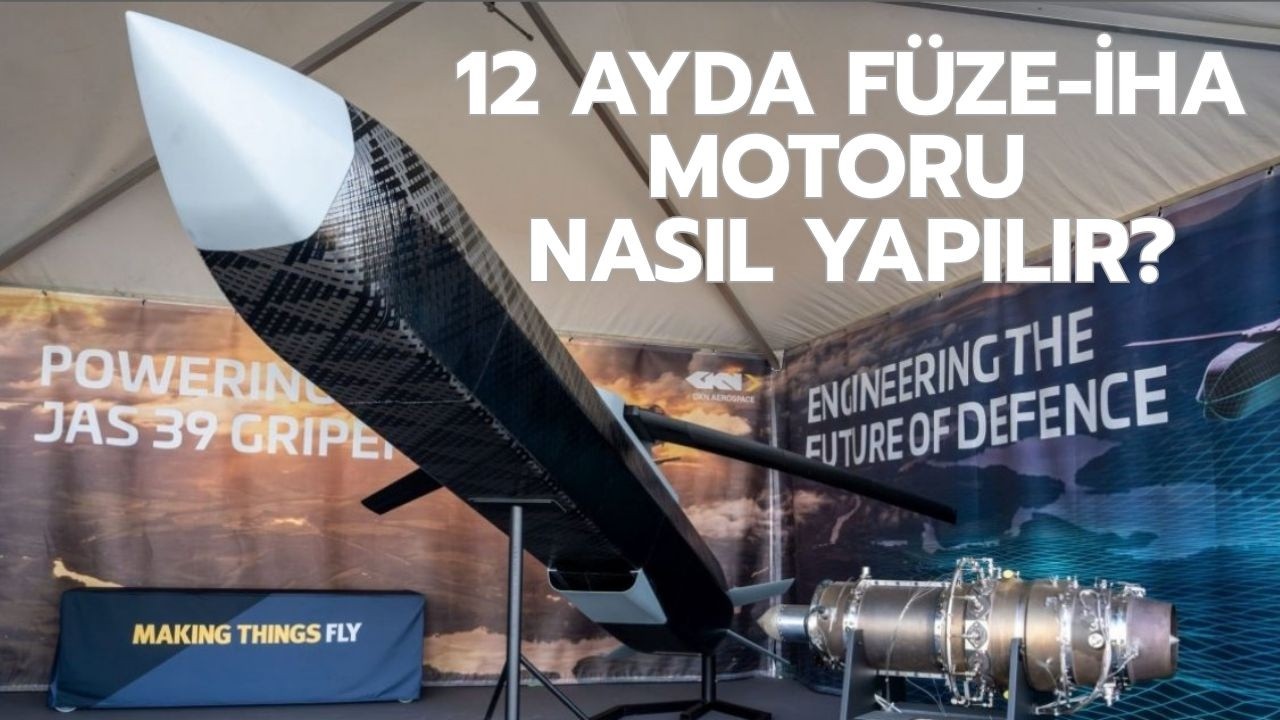 12 ayda füze-İHA motoru yapılabilir mi?