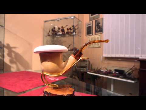 Pipa in limone e schiuma bent freehand - www.paronellipipe.it