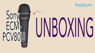 Video thumbnail for Sony ECM-PCV80U USB Mic - Unboxing by HowTechs