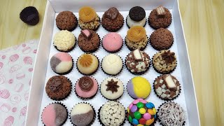 COMO FAZER MAIS DE 20 SABORES DE BRIGADEIRO COM APENAS 3 MASSAS - Aula completa!
