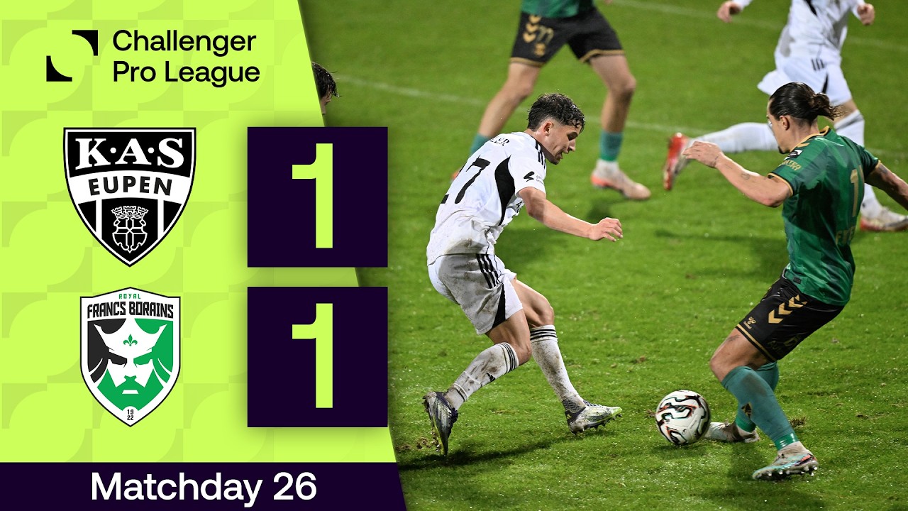KAS Eupen vs Royal Francs Borains Highlights