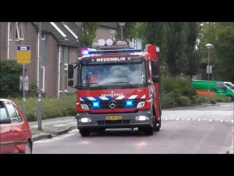 Brandweer onderweg naar Middel Brand en Til Assistentie