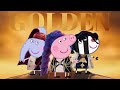 Peppa Pig Golden HUNTR X KPop Demon Hunters