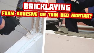 Building walls: Adhesive for laying brick and blocks VASmann or standard cement mortar?