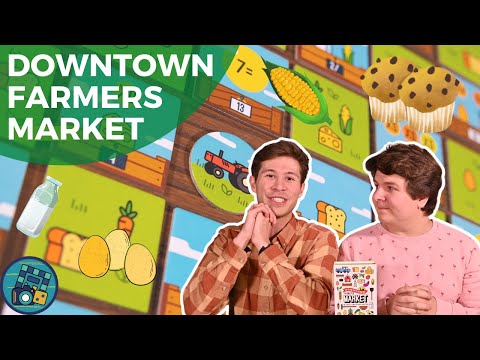 Downtown Farmers Market | Tile Placement of Fresh Ingredients! | Overview & Review (Episode #64)