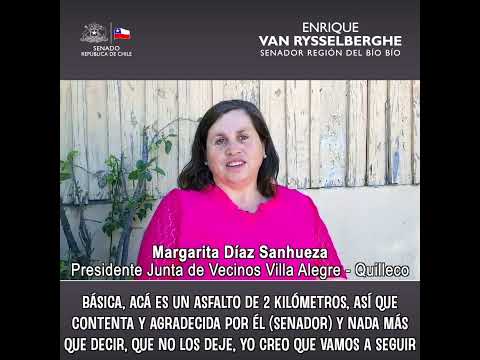 Gran Logro 🎯: INAUGURACIÓN Y CORTE DE CINTA DEL ASFALTADO EX ALAMEDA DE VILLA ALEGRE #QUILLECO 🇨🇱🌟