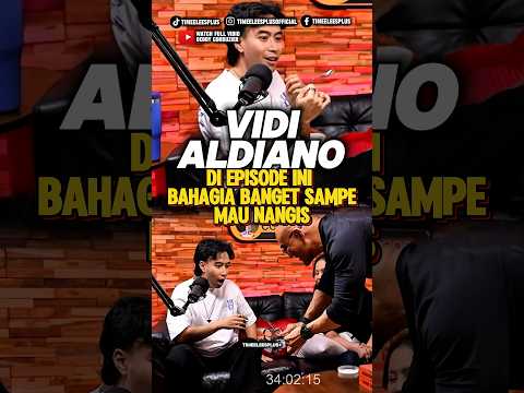 Episode ini Vidi sangat bahagia sampe mau nangis‼️🥹😭 #vidialdiano #podcast #deddycorbuzier #viral