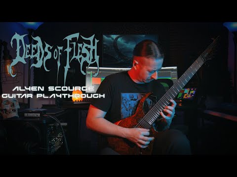 Deeds of Flesh | Alyen Scourge | Guitar Playthrough by Craig Peters