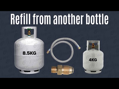 Refill Propane LPG Cylinder at Home from Another Cylinder