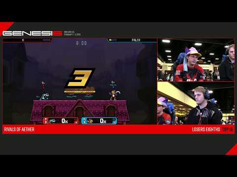 GENESIS 6 Rivals of Aether - Top 48 - Losers R5: Kaos (Maypull) vs MattyIce (Wrastor)