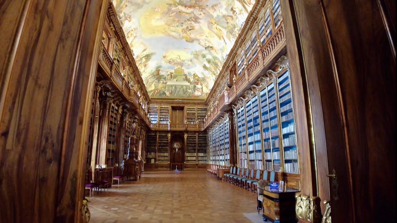 Embark on a walking tour at Strahov Monastery Library.