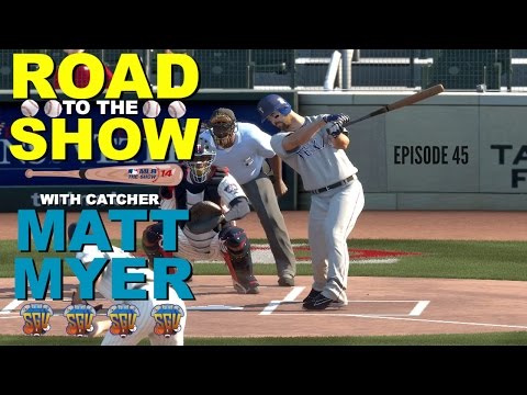 MLB 14 The Show (PS4): Matt Myer (Catcher) Road To The Show - EP45