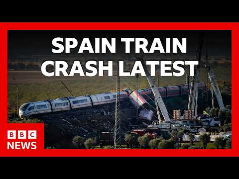 Spain crash train was travelling at 200 km/h, investigators say | BBC News