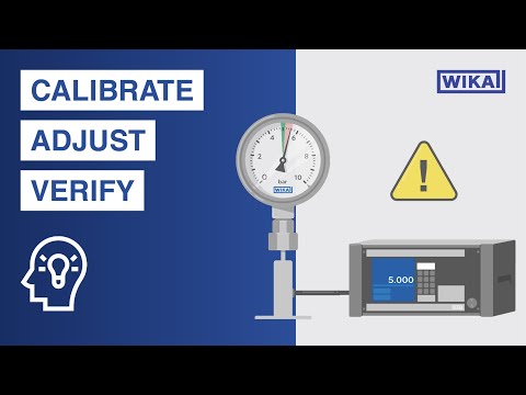 Strumentazione industriale, Strumenti di misura, Taratura