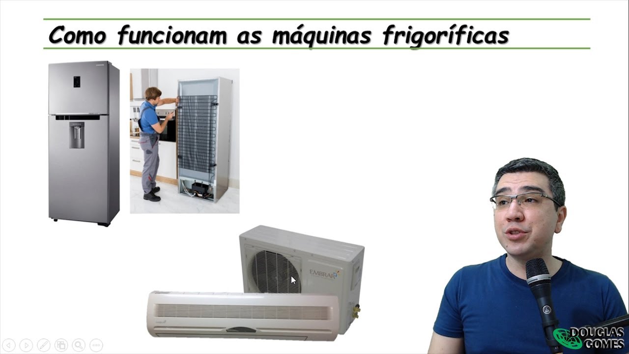 Como funcionam a geladeira e o ar condicionado? | máquinas frigoríficas