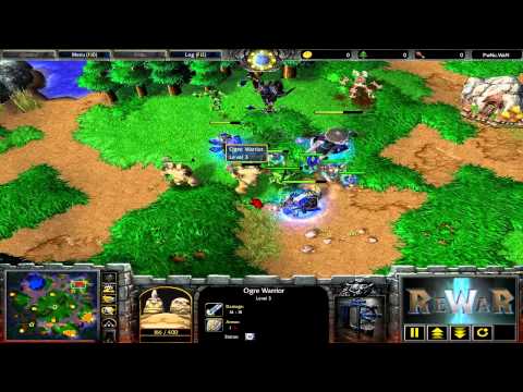DkH.Sub (HU) vs HLAoo (UD) - Game 3 - WarCraft 3 gameplay - RN182