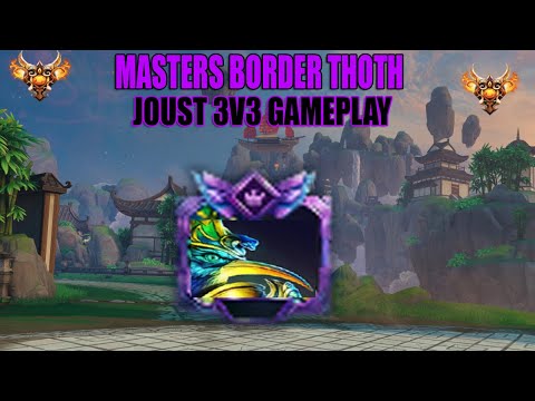 Masters Border Thoth FRAGS GM JOUST RANKED 3v3!! -Smite