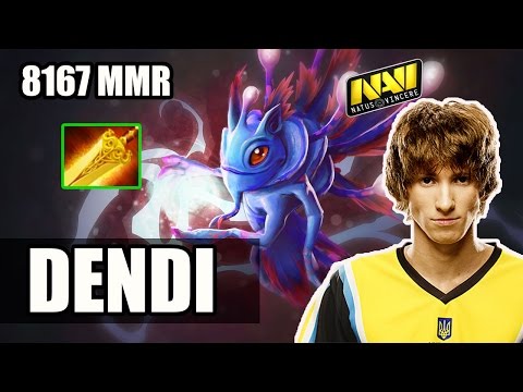 Dendi 8167 MMR Plays Puck WITH Radiance - Dota 2
