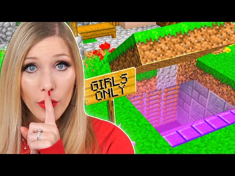 I Found a GIRLS ONLY Minecraft Server!