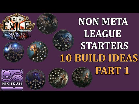 Poe 3.26 | 10 League Starter Build | 10 Non Meta Starters | Build Ideas | Part 1