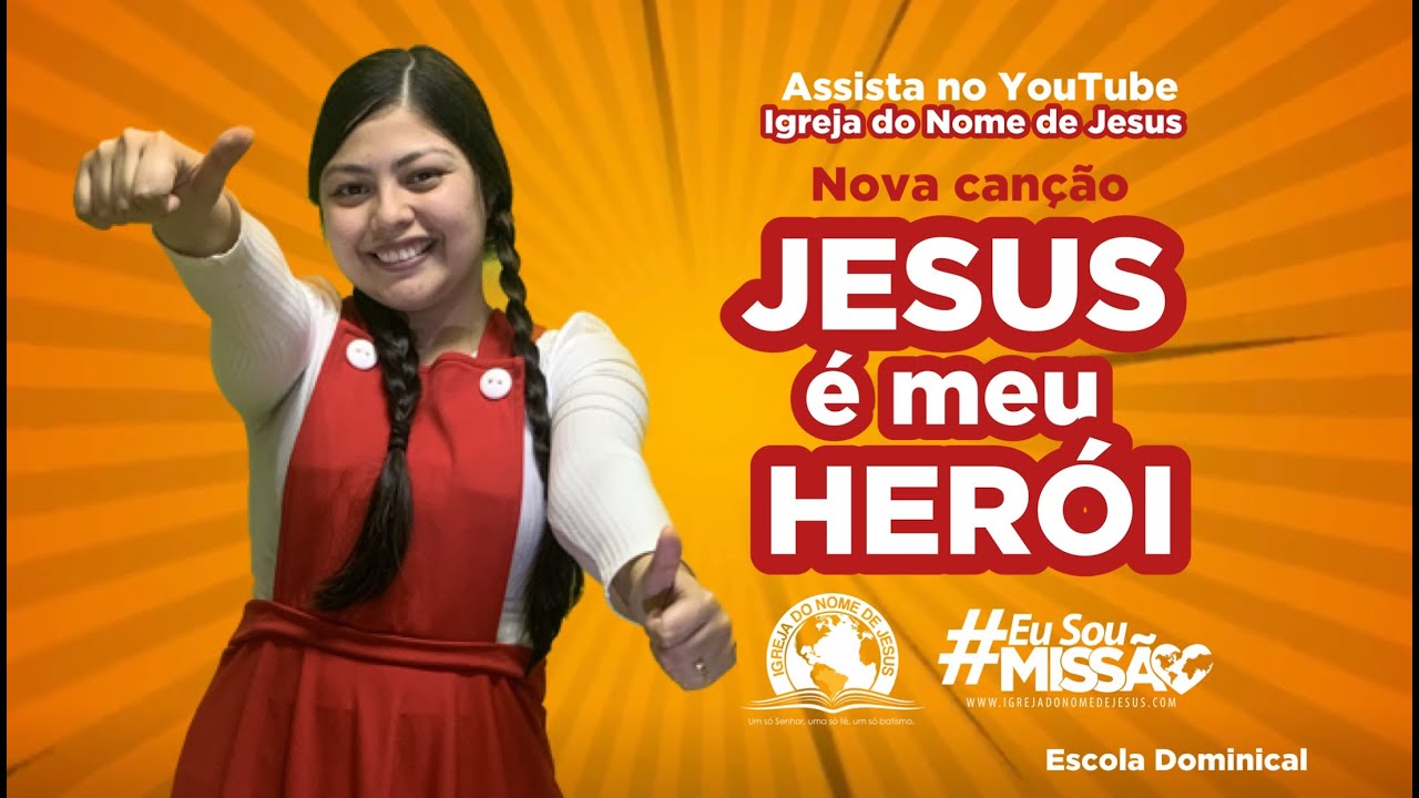 Jesus é meu Herói - Clipe infantil com gestos / Escola Dominical da INJ / (Turminha do Reino)