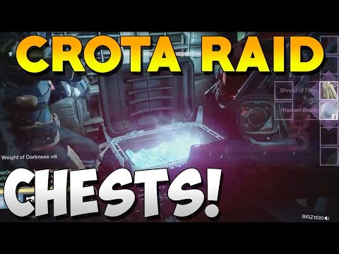DESTINY CROTA RAID CHESTS! Destiny Crotas End Exotic Chest Location Video
