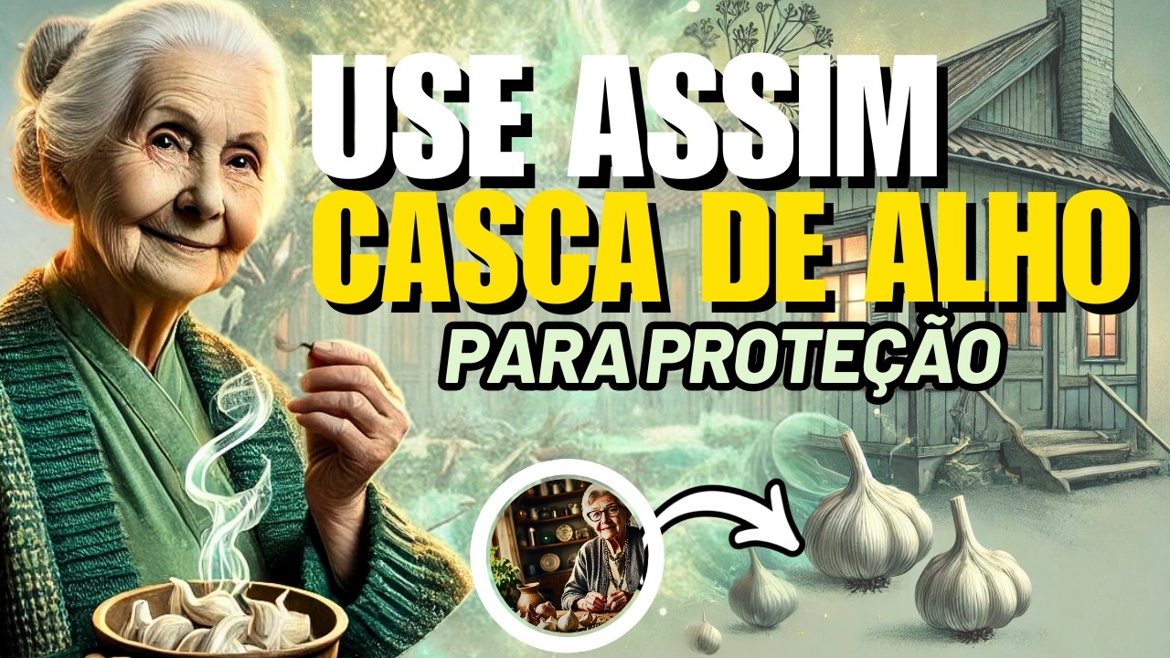 USE ASSIM A CASCA DE ALHO e TENHA PROTEÇÃO ESPIRITUAL