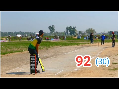 30 BALL NEED 97 RUN II FAHAD MIA CHANO BEST SIXES  II MADE 50 VS ZAHEER KALIA SAJWAL LEFTY IN DASKA
