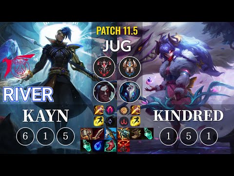 TLN River Kayn vs Kindred Jungle - KR Patch 11.5