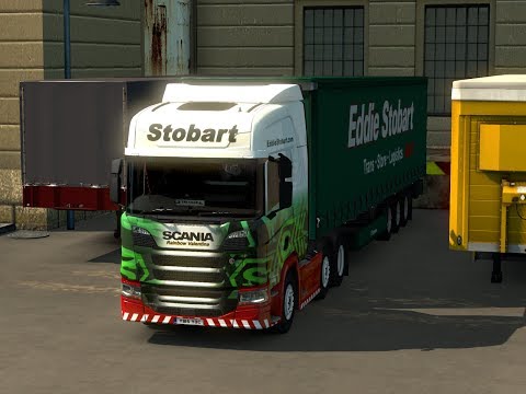 ETS2 1.30 ProMods 2.26 Scania R450 (Eddie Stobart) from Brest to Bourges | Nicklas Let's Play