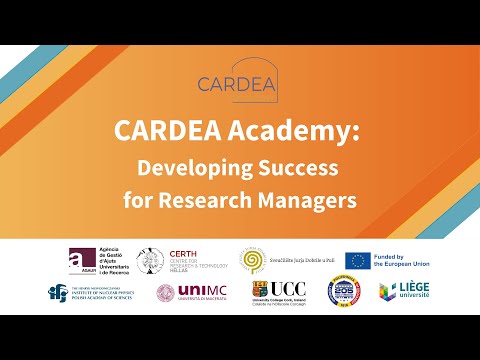 CARDEA Academy - Developpin Success for Research Managers