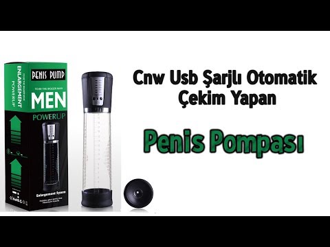 Cnw Usb Şarjlı Otomatik Çekim Yapan Penis Pompası+Vajina Başlığı