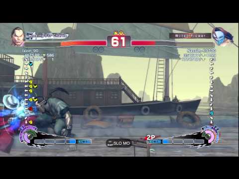 Ixion_90 [Dan] Vs Nassim-69700 [Vega] SSF4 AE Ranked Matches - PSN