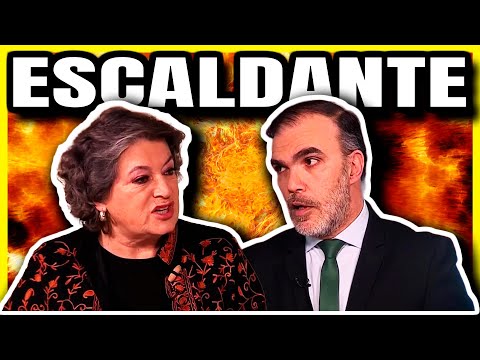 A live argument between Ana Gomes and Bruno Nunes.