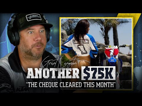 Grant Langston went from poor to rich off Motocross - "The cheques are rolling in nice every month!"